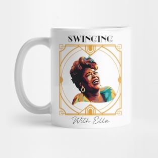 Swinging with Ella Fitzgerald Jazz Gift Mug